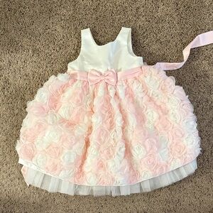 American Princess Pink and White Floral Dress
